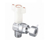 CBL20, Ball Valve with Check Valve, G Screw × Adapter with Nut, Angled