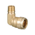 Double Lock Joint, WL1 Type, Elbow Tapered Male Screw, Made of Bronze