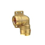 Double Lock Joint, WL14, Left Seat Faucet Elbow, Brass