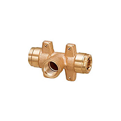 Resin Piping Fitting, Materials and Components for Renovation, WL15 Type, Shoulder Seat Water Faucet Tees