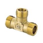 Metal Pipe Fitting, 1/2 Exterior Flexible Tees, Made of Brass