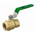 FF2 Type (Full-Bore) Ball Valve, Compact Full Bore, Green Lever Handle FF2-20