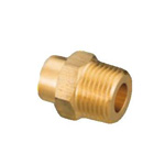 Fitting for Copper Tube, Male Adapter, R Thread Attachment, Bronze