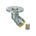 Double-Lock Joint, WL 13/16/28, Floor Rise Adapter, Brass
