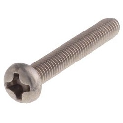 Rare Metal Screw (RMS) Alloy600 (Inconel 600) Phillips Round Head Screw CSPPN-ALLOY600-M5-40
