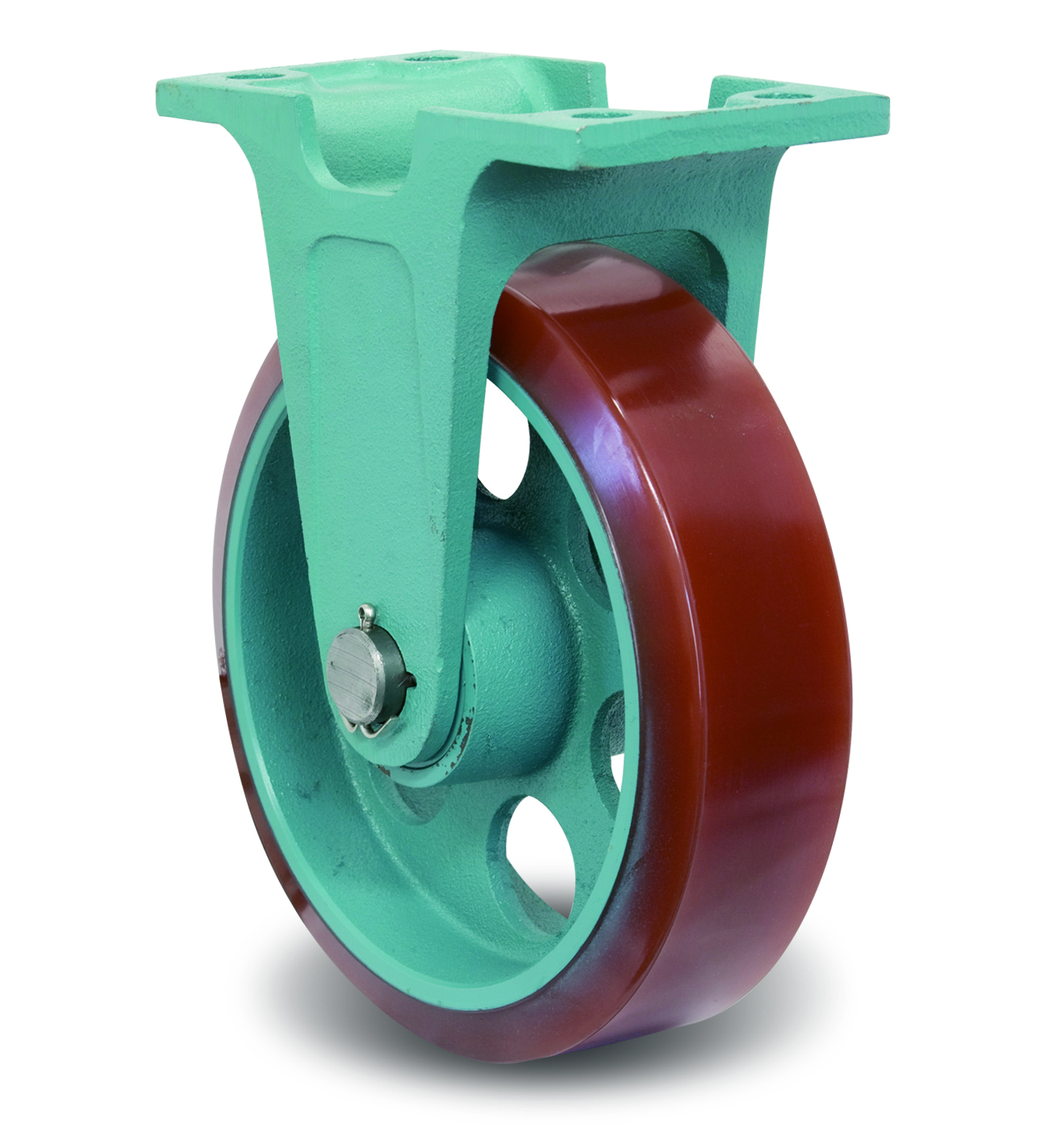 Ductile Caster - Wide - Fixed - MG-W with Metal Fittings - EU/MG-W EUMG-W150X50