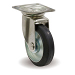 Stainless Steel Casters, Swivel, with JS Metal Fittings, F / JS FJS130