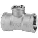 Stainless Steel Screw-in Pipe Fitting, Reducing Tee, RT SCS13-RT-11/4X1B