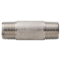 Stainless Steel Screw-in Fitting, Double End Long Nipple, NL SCS13-NL-1/4B-65