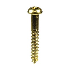 Bronze Wood Screw, Round