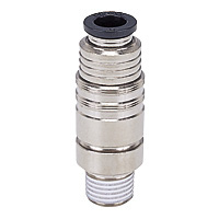 Mold Temperature Adjustment Fitting Straight With Quick-Connect Fitting for Mold Cooling AKC08-601