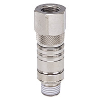 Mold Cooling - Mold Temperature Control Joint - Built-in Stop Valve - Female Screw Straight ASC10-01F02