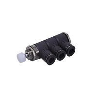 Mechanical Switching Valves Mechanical Valve Panel Mount Type Pin (Concentrated Exhaust Type) MVP63-J