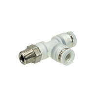 Tube Fitting PP Type Branch Tee Thread Part SUS304 for Clean Environments PPD12-03SUSS
