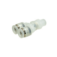 Tube Fitting PP Type Branch Y for Clean Environments PPX10-02