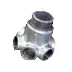 ZD Fittings, White Product, Multi-Opening Fittings ZD-SPTQ6-2X1B-W