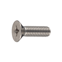 Phillips Flat Head Screw with Through-Hole