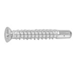 Cross Recessed Small Flat Head Tapping Screws, 2 Models with Guide, BRP Shape, G=5 D=6