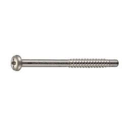 Cross-Recessed/Slotted Pan Head Tapping Screw Class 2 with Guide and Neck BNRP Model G=5