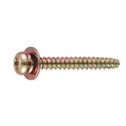 Cross-Head, Pan Head Tapping Screw, With Class 2 Grooved, Shape B-1, P = 2 (Spring Lock Washer) CSPPNNNDP3-STN-TP4-12