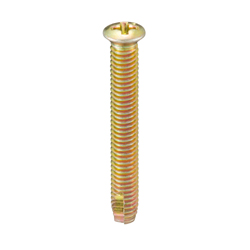 Cross Recessed Small Raised Countersunk Head Tapping Screw, Type 3 Grooved C-1 Shape CSPCSS-STU-TP4-25