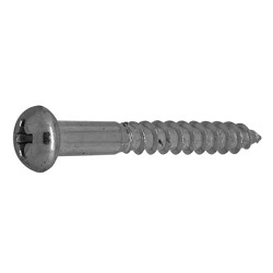 Round Wood Screw MNPNP-BRN-6.2-32