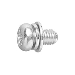 With Cross-Head Pan Head Screw P = 4 (SW + JIS Compact Flat W), Round Tip Type