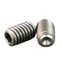 Hex Socket Head Set Screw, Cup Point, Size in Inches