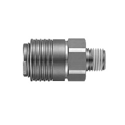 KKA Series Stainless Steel Type Socket (S) Male Thread Type S Coupler KKA4S-04M