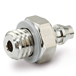 Barb Fitting For Soft Tubes MS-5AU-3, -4, -6 Miniature Fitting
