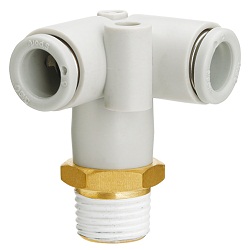 Male Delta Union KQ2D (Sealant) One-Touch Fitting KQ2 Series KQ2D04-01N