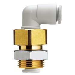 Brass + Electroless Nickel Plated Pipe Nut (Spare Part) KQ12-P01N