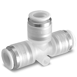 Clean Quick-Connect Fitting, KP Series, Tee, KPT KPT08-00