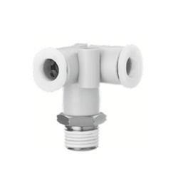 Quick-Connect Fitting, Stainless Steel, KQ2-G Series, Delta Union, KQ2D-G