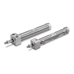 Air Cylinder, Direct Mount, Non-Rotating Rod Type, Double Acting, Single Rod CM2RK Series CDM2RKA20-25Z-C73LS