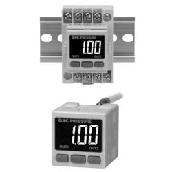 2-Color Display Digital Pressure Sensor Controller PSE300 Series PSE304-MAC