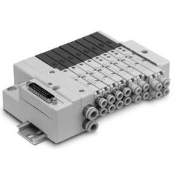 5-Port Solenoid Valve, Plug-In Cassette Type, SQ1000 Series Valve SQ1A31-5B1-L4-A