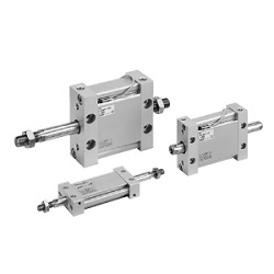 MUW Series Plate Cylinder, Double Acting, Double Rod MDUWB50-50DMZ