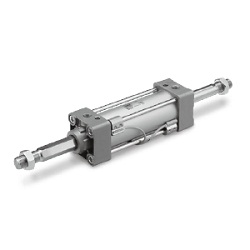 MBKW Series Air Cylinder, Non-Rotating Rod Type, Double Acting, Double Rod MBKWF100-125Z