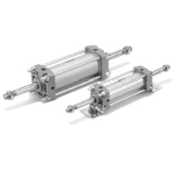 Non-Rotating Rod Type Air Cylinder (CA2KW Series Double Acting, Double Rod)