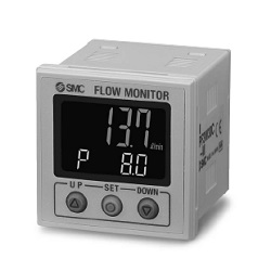 3-Color Display Digital Flow Monitor LFE0 Series