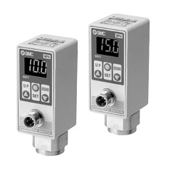 2-Color Display Digital Pressure Switch ISE75H Series for General Fluids ISE75H-N02-43-P-X500
