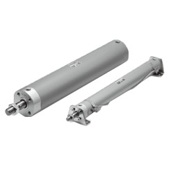 Standard Air Cylinder Double Acting / Single Rod CG1 Series Air Hydro Type CDG1BH63-150Z-A93LS
