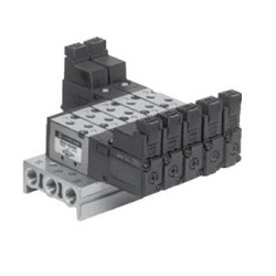 5-Port Solenoid Valve, Direct Piping Type, VZ3000 Series, Manifold