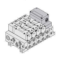 5-Port Solenoid Valve, VQ5000, S Kit (Serial Transmission Kit), EX123/124