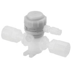 Chemical Liquid Valve Mon-Metallic Exterior, Air Operated Type, Flare Integrated Fitting, Space Saving LVQ40S-Z13R-4-N