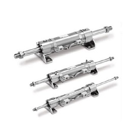 Stainless Steel Cylinder, Standard Type, Double Acting, Double Rod, CG5W-S Series CG5WBA50SR-25