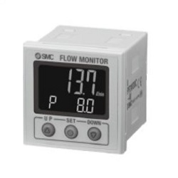 3-Color Display Digital Flow Monitor for Water Rechargeable Battery Compatible 25A-PF3 W3 Series