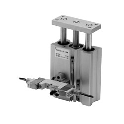Guide integrated cylinder with valve Valve for MVGQ series (For ø12 to ø20) SYJ3130-1L-MA