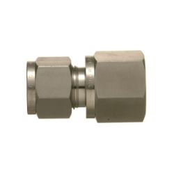 SUS316 Stainless Steel Double Ferrule Fitting Female Connector (Straight Thread Type) SPW-10M-4GC